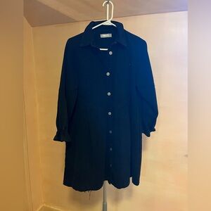 blue b. Black Denim Dress
